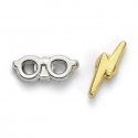 The Carat Shop Harry Potter Lightening Bolt and Glasses stud earrings The Carat Shop Harry Potter Lightening Bolt and Glasses stud earrings