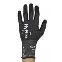 Apsauginės pirštinės Ansell HyFlex 11-840, 8 dydis, itin plonos, nailonas, spandex. Nitrilo putų delno padengimas. Mažmeninė pak