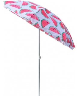 Enero Camp Paplūdimio balkono skėtis, 160 cm, arbuusi värv, 1048789