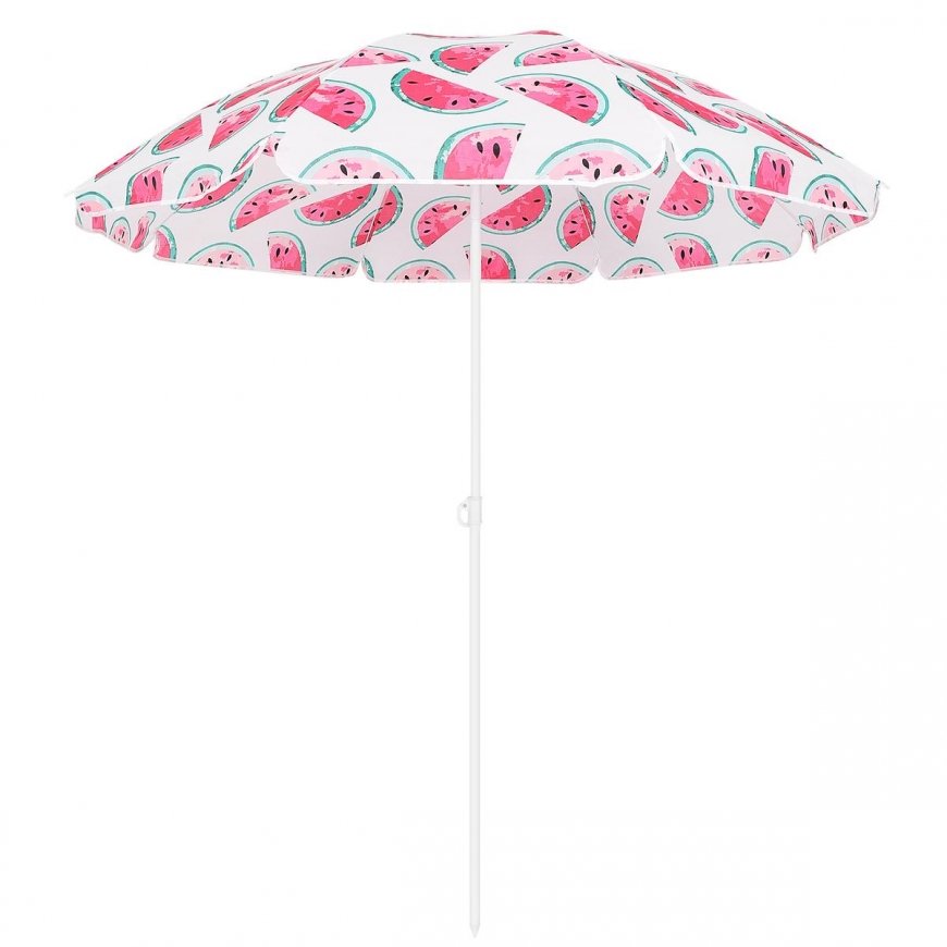 Enero Camp Paplūdimio balkono skėtis, 160 cm, arbuusi värv, 1048789 – 2