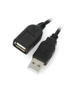 OEM USB удлинитель A-A с выключателем On/Off черный - 0,5 м