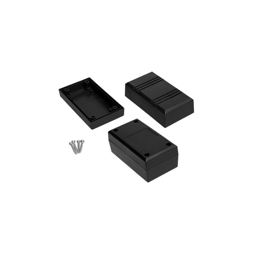 Kradex Z45W must plastikust kast 100x56x43mm mustas.