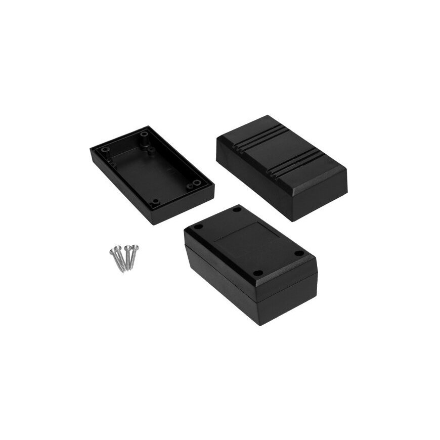 Kradex Z45W must plastikust kast 100x56x43mm mustas. – 2