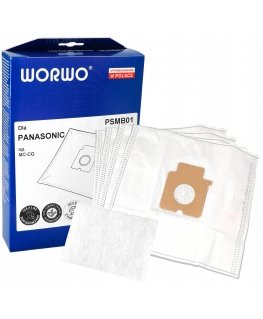 Melitta Vacuum Cleaner Bags WORWO PANASONIC C-2E / PSMB01