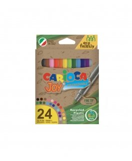 Flomasteri CARIOCA JOY ECOFAMILY, 24 gab.