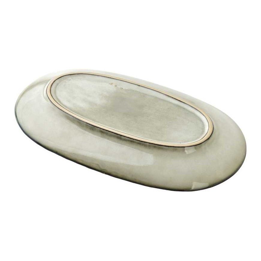 Mondex BASIC NATURE ovāla šķīvis 31x18 cm – 2