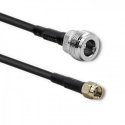 Qoltec 57030 коаксиальный кабель RG-58 1 m Тип N RP-SMA Черный Qoltec 57030 коаксиальный кабель RG-58 1 m Тип N RP-SMA Черный
