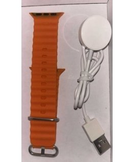 Pacific Rubber Strap for Watch U13 - Black/Orange-Camo - 24mm