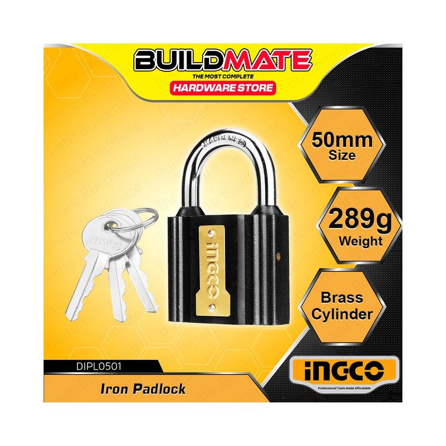 Ingco DIPL0501 Padlock 50mm