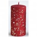 Mondex Candle GLAMOUR NEW Cylinder Medium 7xh14cm Paraffin Red Mondex Candle GLAMOUR NEW Cylinder Medium 7xh14cm Paraffin Red
