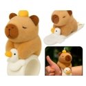 Lean Toys Pliušinis apyrankė su kapibara ir žąsiuku, 23 cm