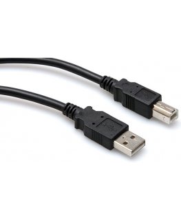 Hosa Technology USB-210AB USB cable USB 2.0 3.05 m USB A USB B Black