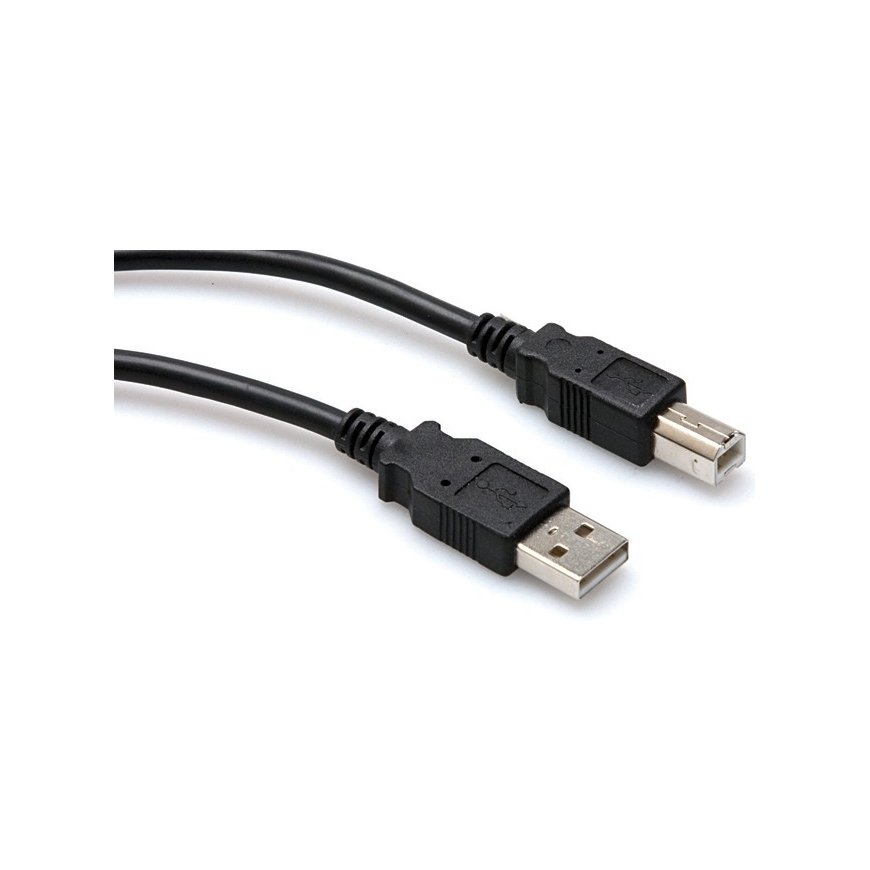 Hosa Technology USB-210AB USB cable USB 2.0 3.05 m USB A USB B Black