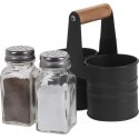 Excellent Houseware Soolika ja pipripurusti koos hoidjaga 3 tk. Excellent Houseware Soolika ja pipripurusti koos hoidjaga 3 tk.