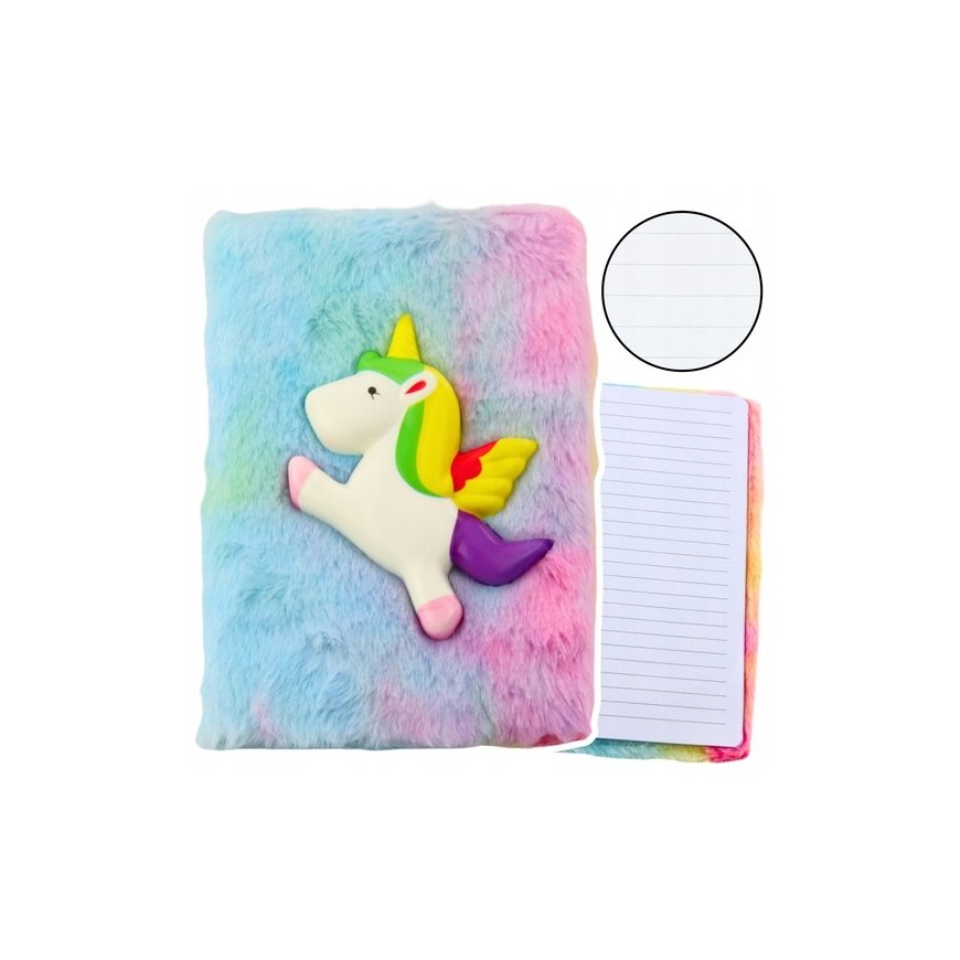 Lean Soft 3D Unicorn Notebook – 2