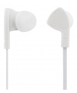 Streetz Kuulokemikrofoni, in-ear, ohjauspainike, sotkeutumaton, valk.