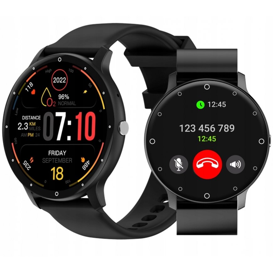 Giewont GW120-2 PRO Smart Watch, Black Color