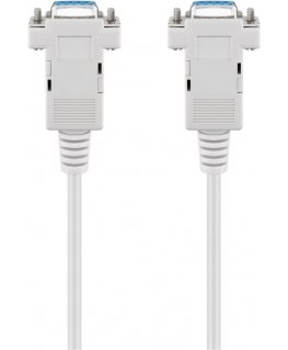 Goobay 50547 кабель последовательной связи Серый 2 m DB-9
