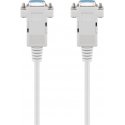 Goobay 50547 кабель последовательной связи Серый 2 m DB-9 Goobay 50547 кабель последовательной связи Серый 2 m DB-9