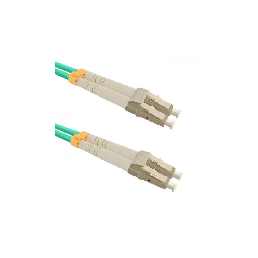 Qoltec 54346 InfiniBand- ja kuituoptiikkakaapeli 5 m LC Vihreä