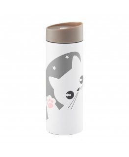 Termosmuki Kitty 350 ml tummanharmaa AMBITION