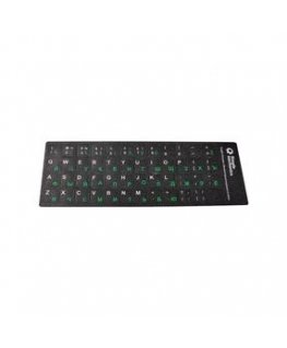 Sticker for black keyboard (EN)(RU)(LT)