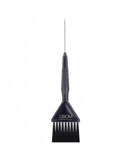 OSOM Professional Tinting Brush OSOMPND03S, black color, with a metal tip, 45 mm.