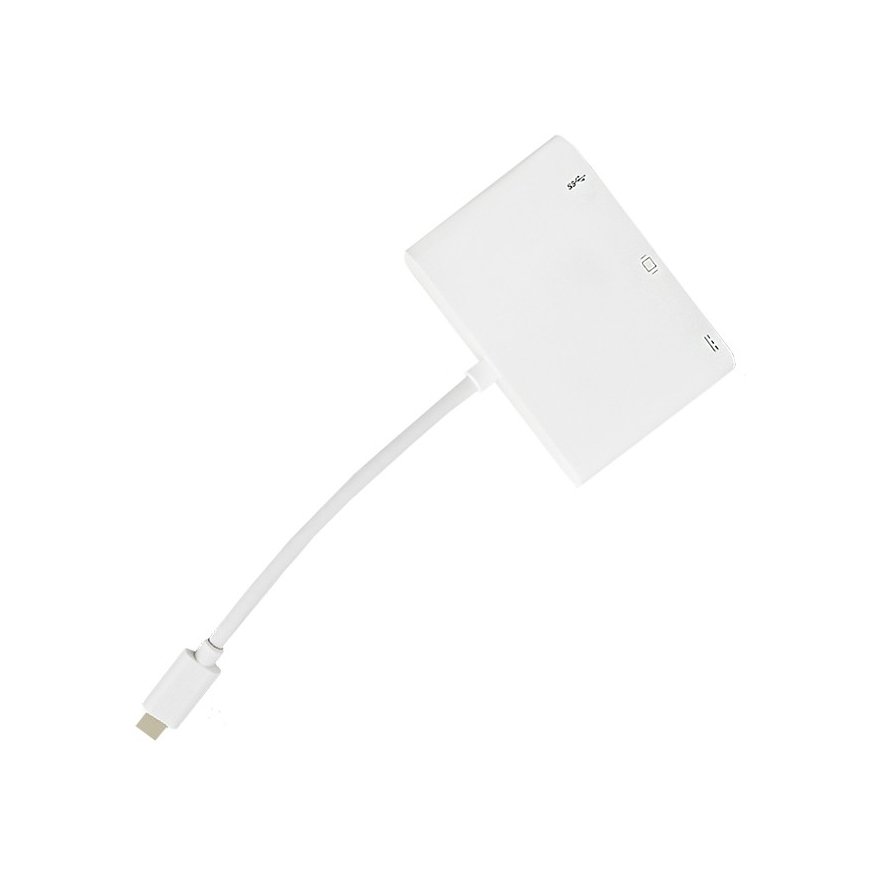 Qoltec 50426 laptop dock/port replicator USB 3.2 Gen 2 (3.1 Gen 2) Type-C White – 2