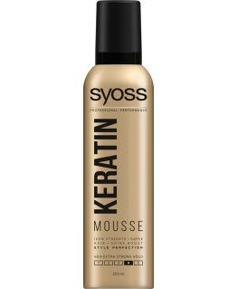 SYOSS KERATIN Plaukų putos 250 ml Fiksavimas