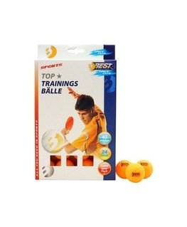 Best Sporting BEST TABLE TENNIS TRAINING BALLS, 24 pcs, ORANGE