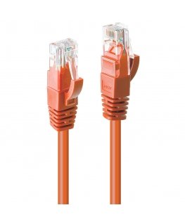 Lindy 5m Cat.6 U/UTP Network Cable, Orange