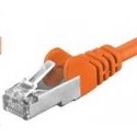PREMIUMCORD Patch kabelis CAT6a S-FTP, RJ45-RJ45, AWG 26/7 0,25 m, oranžs PREMIUMCORD Patch kabelis CAT6a S-FTP, RJ45-RJ45, AWG 26/7 0,25 m, oranžs