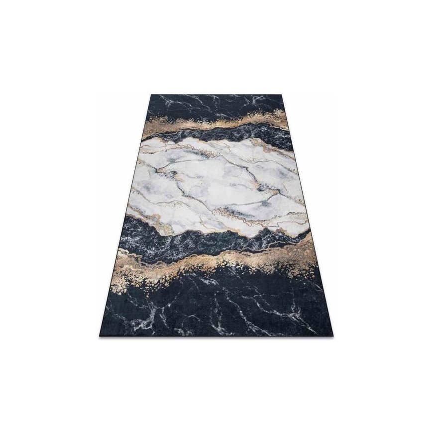 Style Stils Kilimēlis ARLEN MARBLE1 melnā