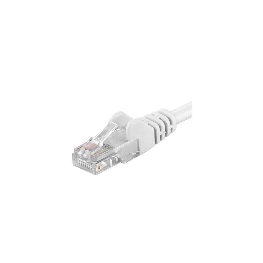 PremiumCord Patch 6 UTP 2m WH networking cable White Cat6 U/UTP (UTP)