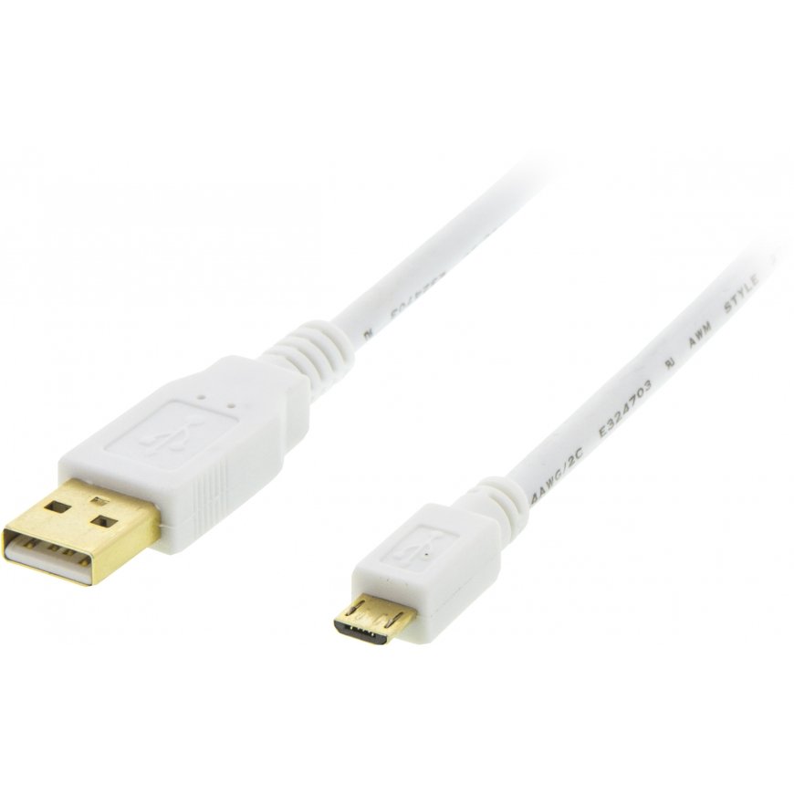 Deltaco MICRO-100 USB kabelis USB 2