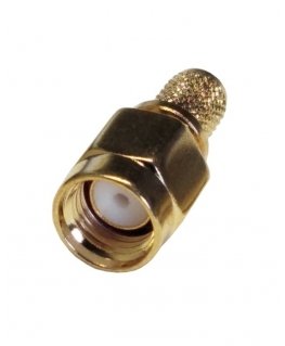 Hismart RPSMA-male crimp connector for RG58 cable