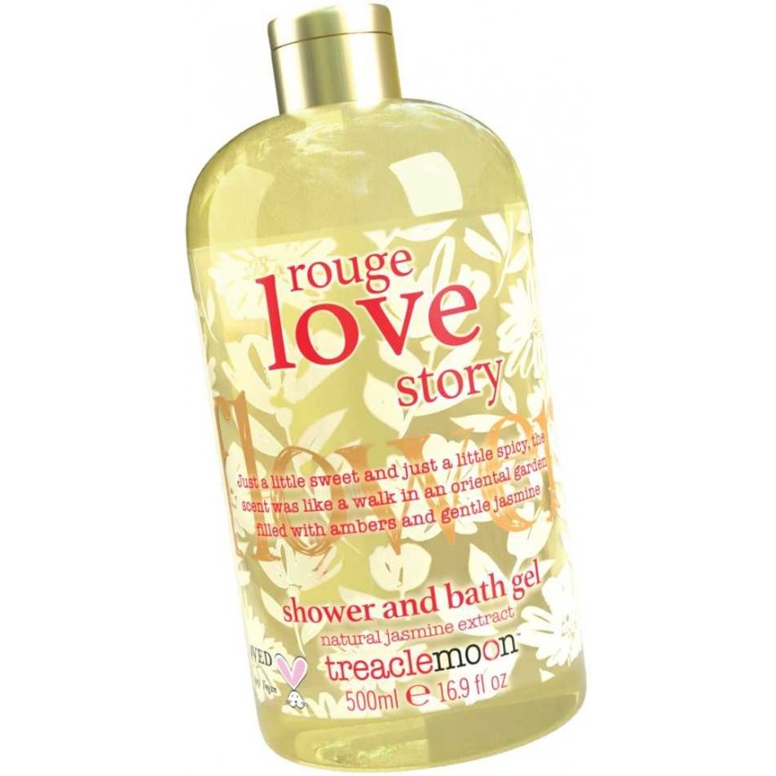 Milton Dušo želē Treaclemoon Marshmallow Hearts dušas un vannas želeja TMCSMAR001, 500 ml – 2