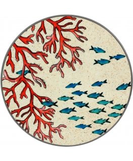 ROSE&TULIPANI SEA LIFE Round Base 20 cm Coral Reef