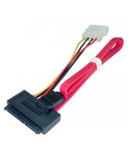 Lindy SATA Cable - Combined Data & Power 0.3 m
