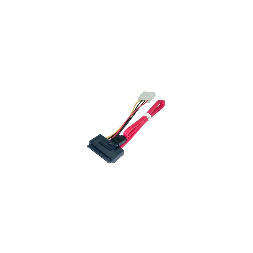 Lindy SATA Cable - Combined Data & Power 0.3 m