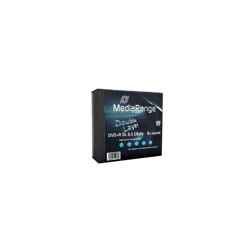 MediaRange MR465 blank DVD 8.5 GB DVD+R DL 5 pc(s)