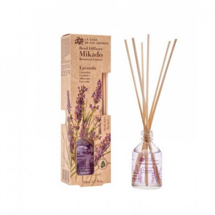 La Casa de los Aromas LA CASA DE LOS AROMA _ Botanikos estekvapalai lazdelės Levandų 50ml – 2