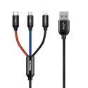 Colorfone CAMLT-BSY01 USB кабель 1,2 m USB A 3 x USB C Черный, Красный, Синий Colorfone CAMLT-BSY01 USB кабель 1,2 m USB A 3 x USB C Черный, Красный, Синий