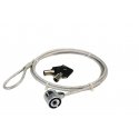LogiLink Notebook Security Lock kabeļu slēdzene 1,5 m LogiLink Notebook Security Lock kabeļu slēdzene 1,5 m