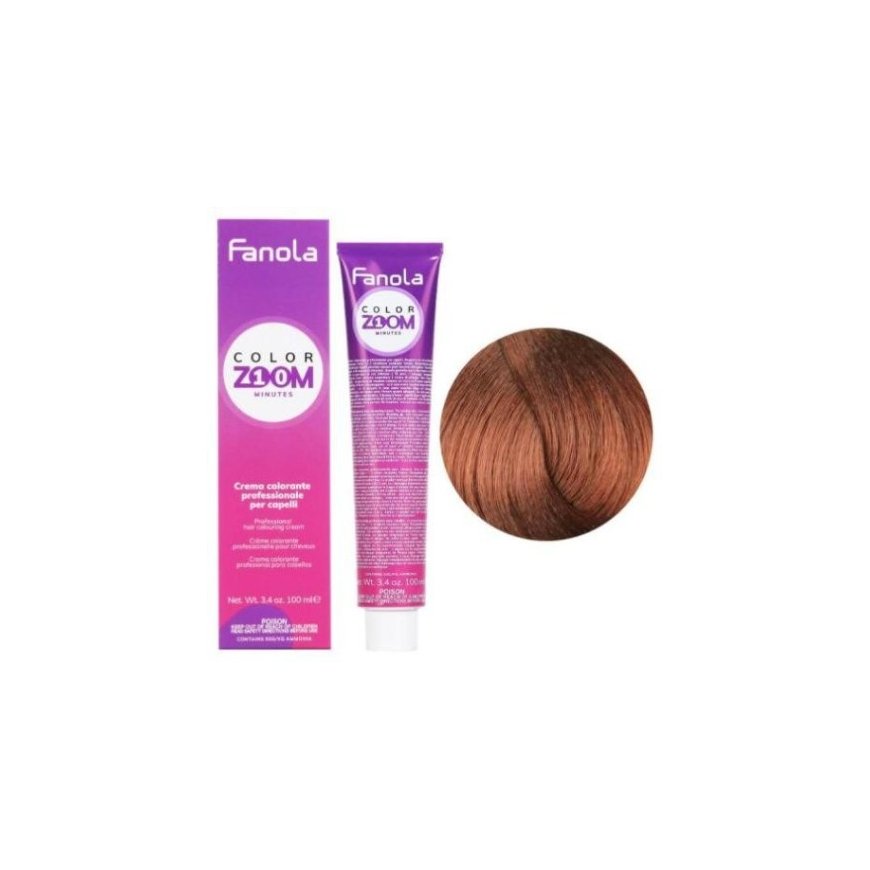 Fanola Color Zoom juuksevärvi kreem kogu palett 100 ml - 7.4 Vaseblond – 2