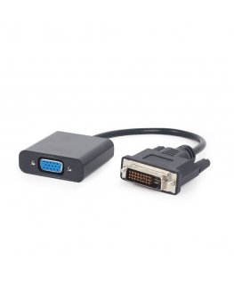 Gembird A-DVID-VGAF-01 videokaabliadapter 0,2 m DVI-D VGA (D-Sub) Must