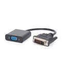 Gembird A-DVID-VGAF-01 videokaapeli-adapteri 0,2 m DVI-D VGA (D-Sub) musta Gembird A-DVID-VGAF-01 videokaapeli-adapteri 0,2 m DVI-D VGA (D-Sub) musta