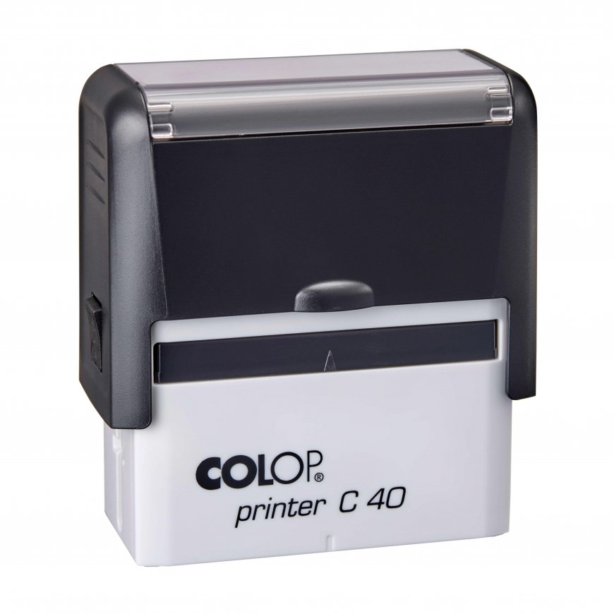COLOP Printer C30, black casing, black pad – 2