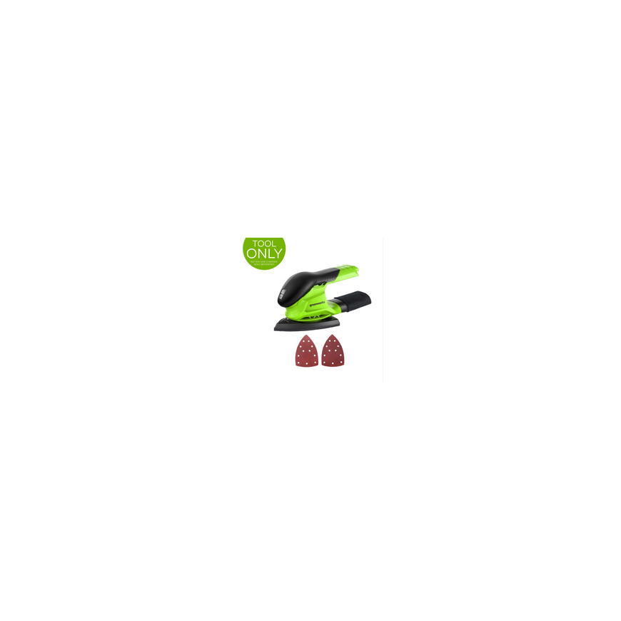 Greenworks G24FINSND 24V Triangle Sander (without battery and charger) – 2