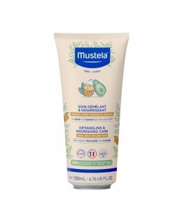 Mustela Sheabutter- ja Avokadohiuskreemikäsittely, selvittävä ja silottava, 200 ml